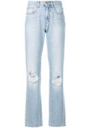 Msgm Relaxed Fit Jeans - Blue