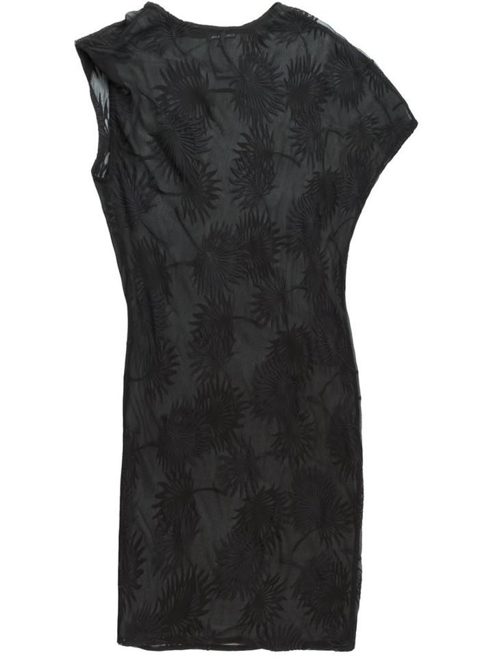 Ann Demeulemeester Embroidered Asymmetric Dress