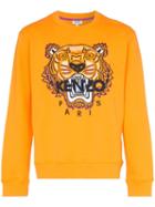 Kenzo Tiger Appliqué Sweatshirt - Orange