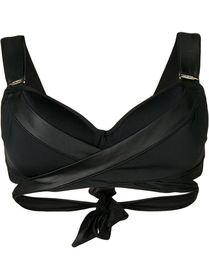 Marlies Dekkers Cache Coeur Plunge Balcony Bikini Top - Black
