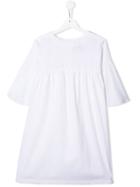Mariuccia Milano Kids Embroidered Chest Dress - White