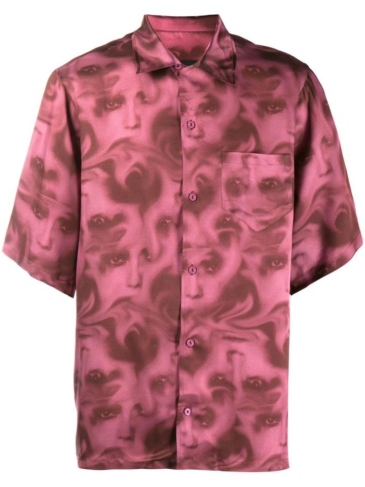 Misbhv Psychedelic Print Shirt - Purple