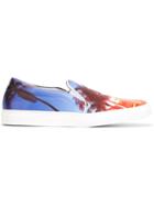 Joshua Sanders Palm Tree Print Sneakers