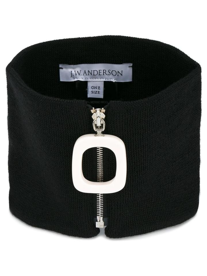 J.w.anderson Zipped Neckband, Men's, Merino