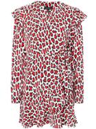 Robert Rodriguez Lena Wrap Dress - Red
