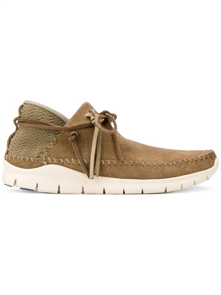 Visvim Ute Moc Folk Tied Sneakers - Nude & Neutrals