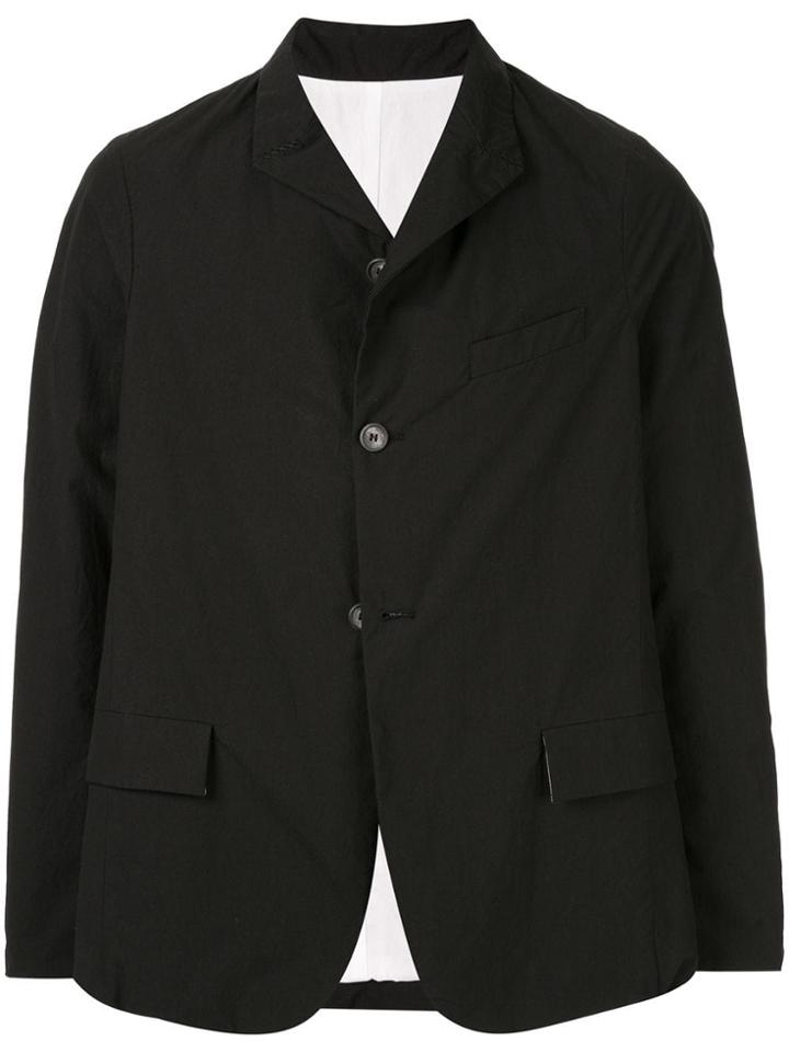 Bergfabel Single-breasted Blazer - Black