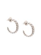 John Hardy Legends Naga Hoop Earrings - Silver