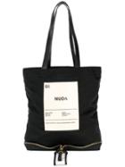 Nº21 Nuda-print Shopper Bag - Black