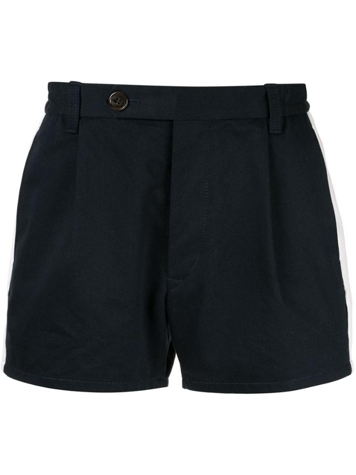 Ports V Side Stripe Shorts - Blue