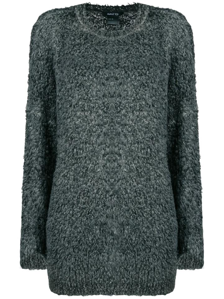 Avant Toi Oversized Chunky-knit Jumper - Green