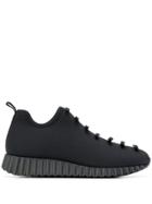 Salvatore Ferragamo Buckle Fastening Sneakers - Black