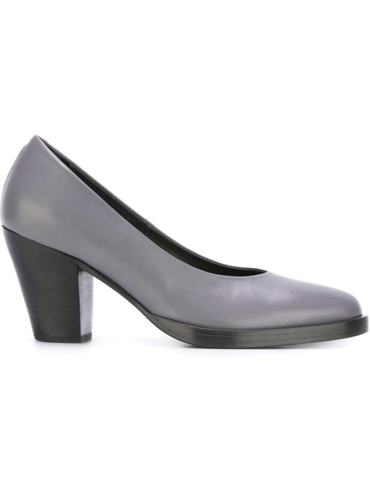 A.f.vandevorst X965 Classic Pumps, Women's, Size: 36, Grey, Calf Leather/bos Taurus
