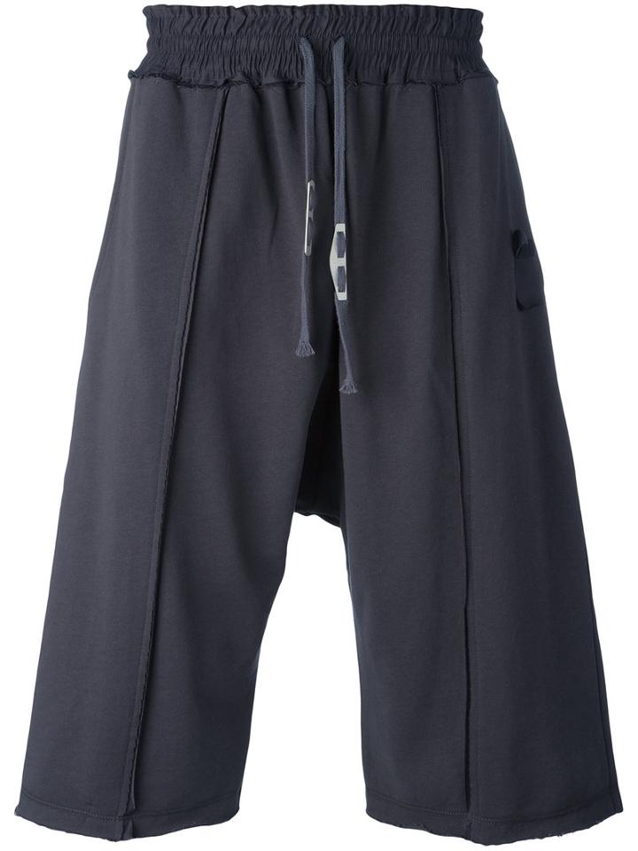 Damir Doma Drop-crotch Sweatshorts, Men's, Size: Small, Grey, Cotton