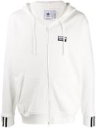 Adidas Cotton Logo Hoodie - White