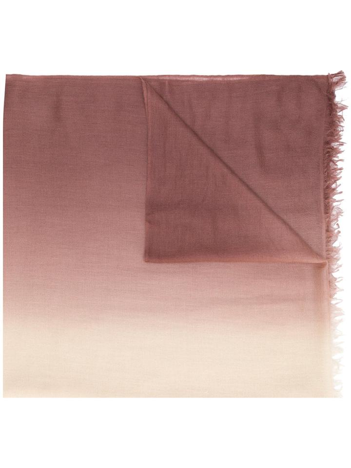 N.peal Dip Dye Scarf - Pink & Purple