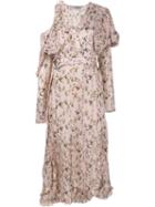 Preen By Thornton Bregazzi Floral Print Midi Dress