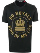 Dolce & Gabbana Dg Royals Print T-shirt - Black
