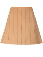 Marni Pinstripe Skirt - Nude & Neutrals