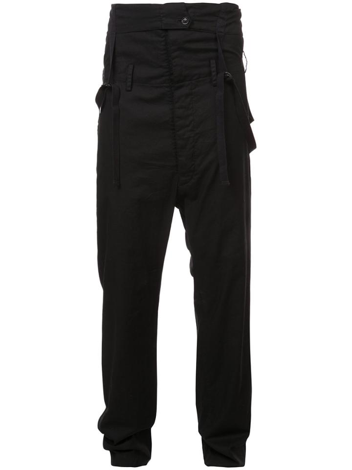 Nude Loose Fit Trousers - Black