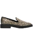 Giuseppe Zanotti Design Glitter Embellished Loafers