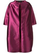 Gianluca Capannolo Satin Cocoon Coat - Pink