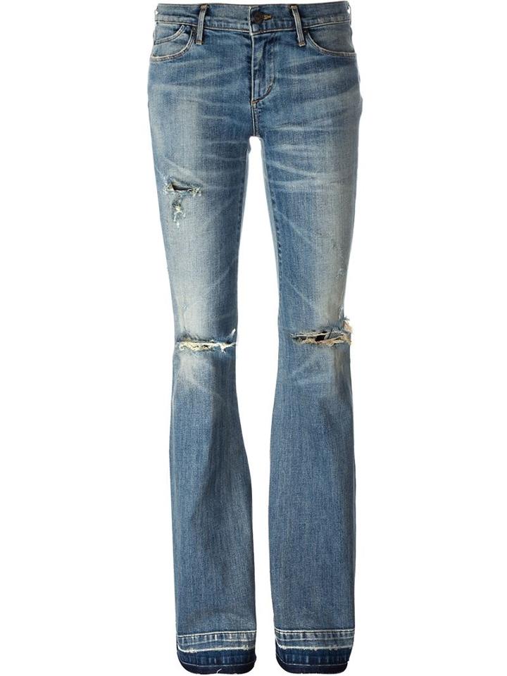 Citizens Of Humanity Flared Jeans, Women's, Size: 27, Blue, Polyurethane/cotton