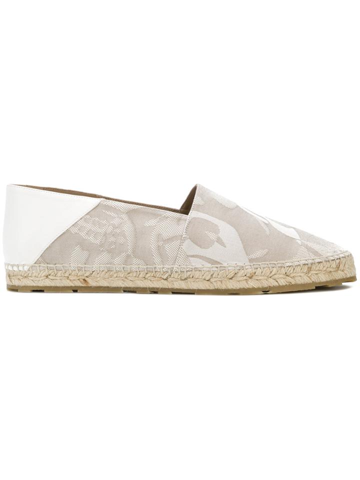 Alexander Mcqueen Skull Espadrilles - Nude & Neutrals