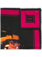 Givenchy Rottweiler Print Scarf - Black
