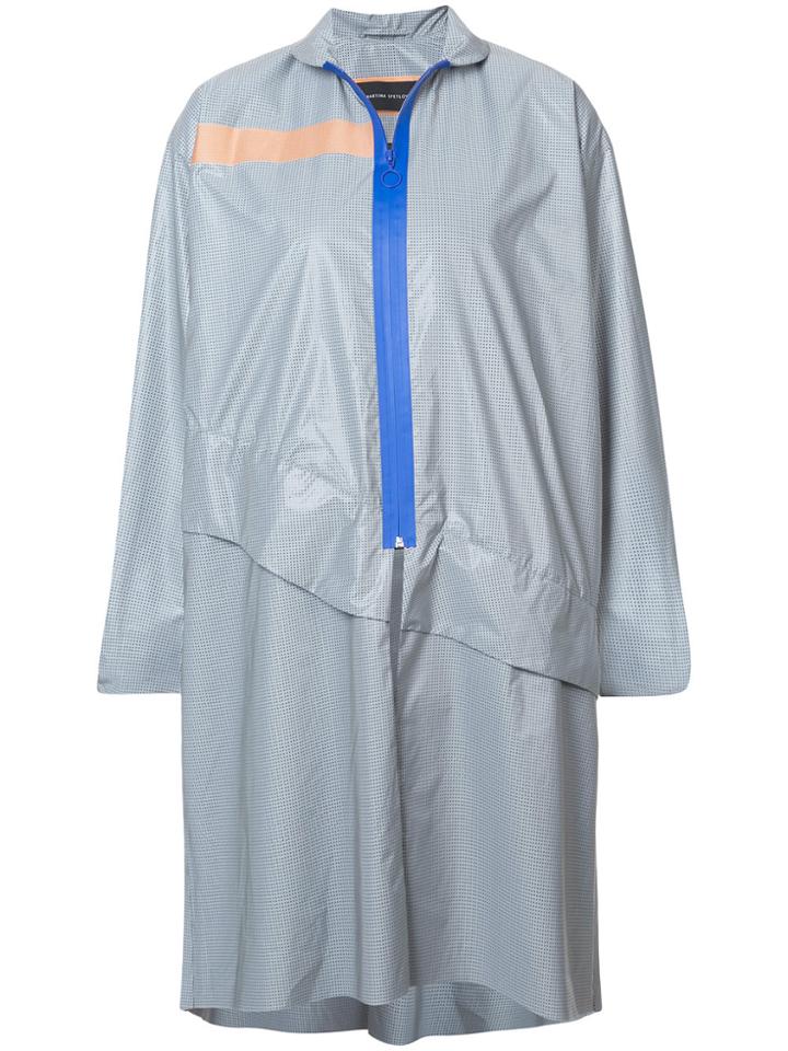 Martina Spetlova Zipped Reflective Coat - Grey