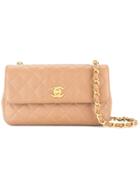 Chanel Vintage Mini Flap Shoulder Bag - Brown