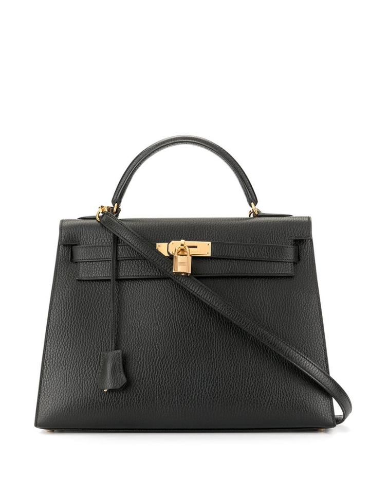 Hermès Pre-owned Kelly Sellier 32 2way Bag - Black