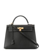 Hermès Pre-owned Kelly Sellier 32 2way Bag - Black