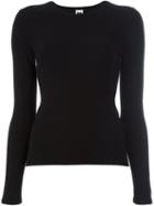 M Missoni Round Neck Pullover, Women's, Size: 40, Black, Polyester/viscose