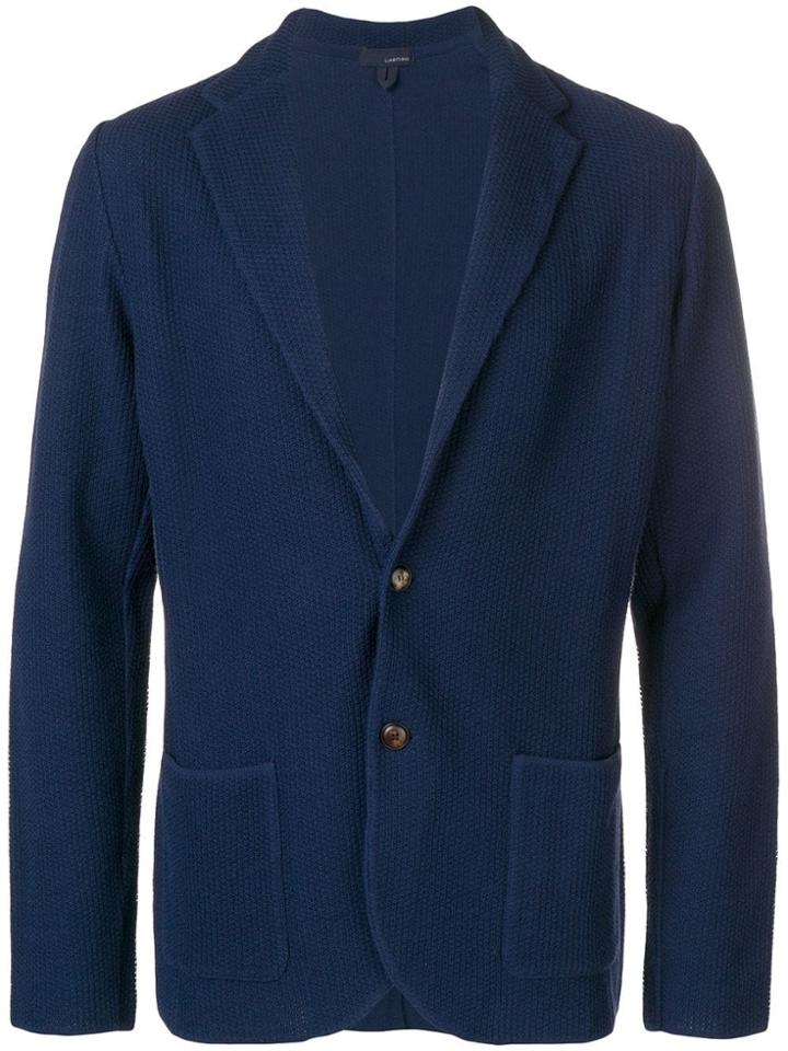 Lardini Corduroy Button Balzer - Blue