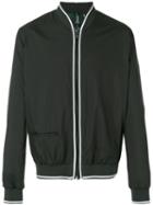 Herno Welt Pocket Bomber Jacket, Men's, Size: 50, Black, Polyamide/polyester/spandex/elastane