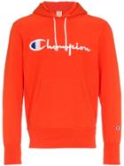 Champion Logo Embroidered Hoodie - Yellow & Orange