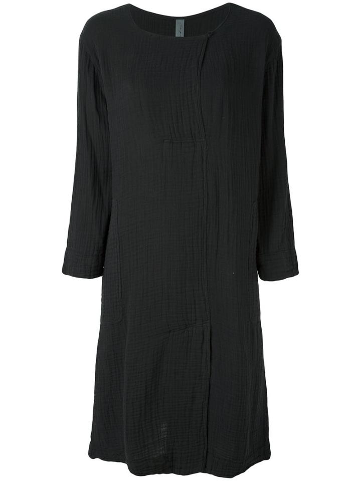 Raquel Allegra - Boxy Day Dress - Women - Cotton - 0, Women's, Black, Cotton