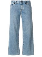 Simon Miller Cropped Wide-leg Jeans - Blue
