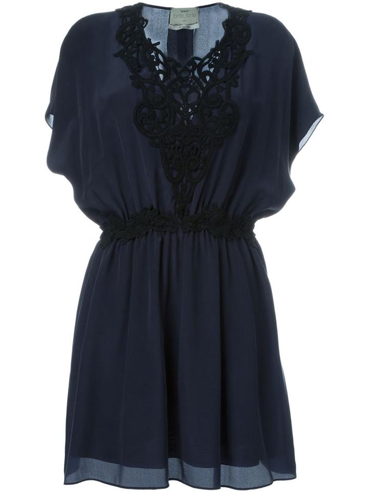 Forte Forte Embroidered Appliqué Shortsleeved Dress