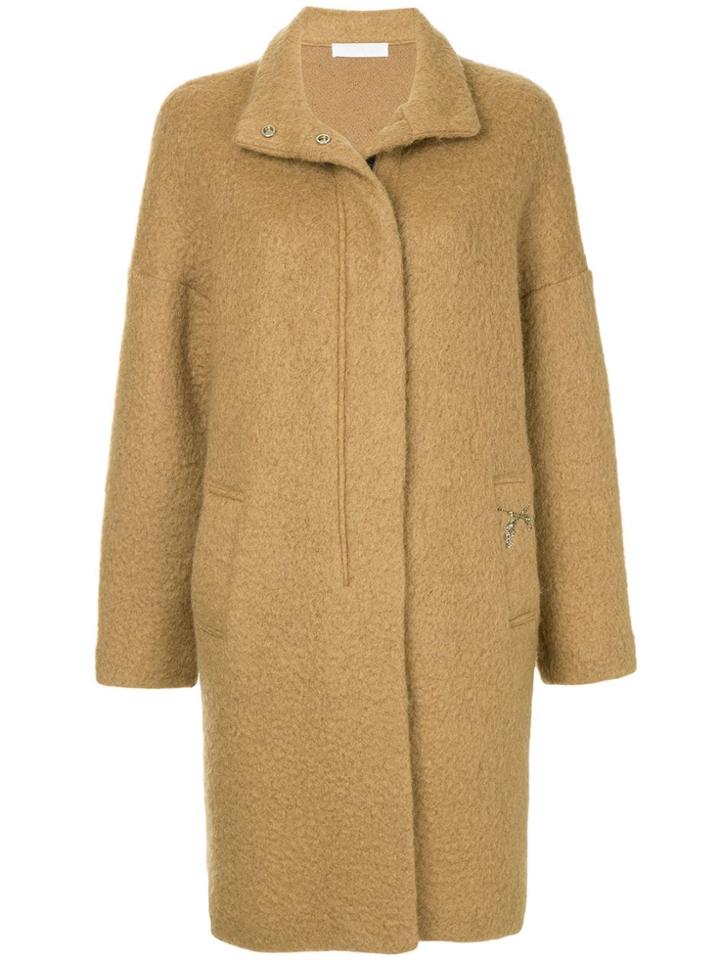Roarguns Band Collar Jacket - Brown