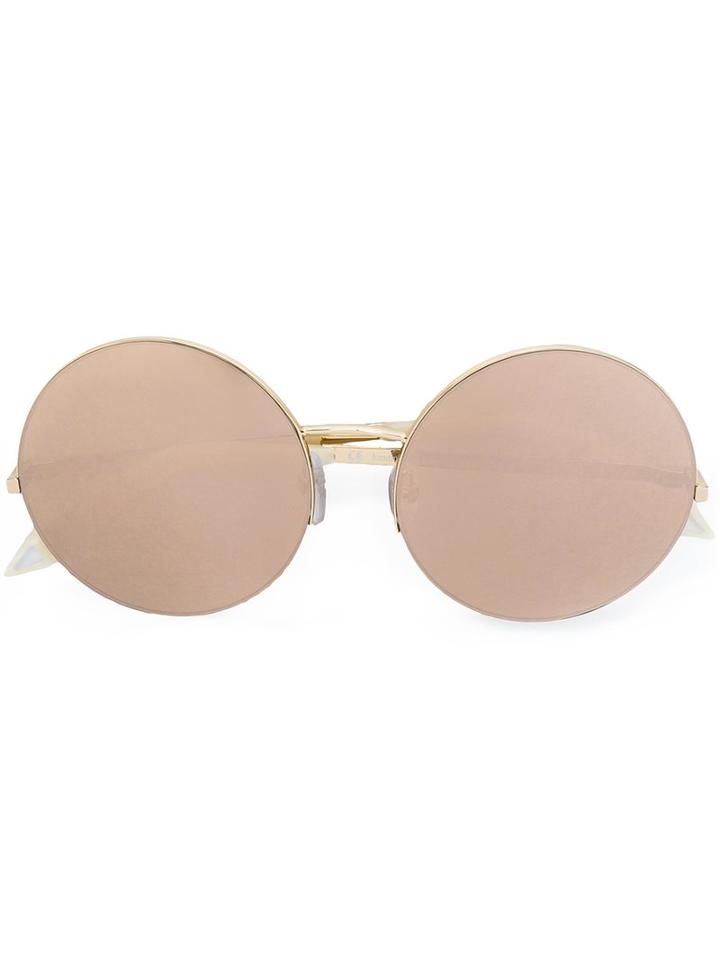 Victoria Beckham Supra Round Sunglasses