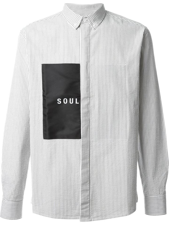 Soulland 'neatherall' Shirt, Men's, Size: Large, Grey, Cotton