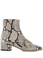 Bally Python Ankle Boots - Grey