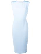 Rhea Costa - Backless Lace Trim Dress - Women - Cotton/viscose - 44, Blue, Cotton/viscose