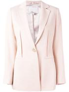 3.1 Phillip Lim Single-breasted Blazer, Women's, Size: 4, Pink/purple, Polyester/viscose