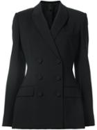 Vera Wang Corseted Double Breasted Jacket