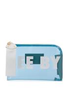 See By Chloé Logo Print Clutch - Blue