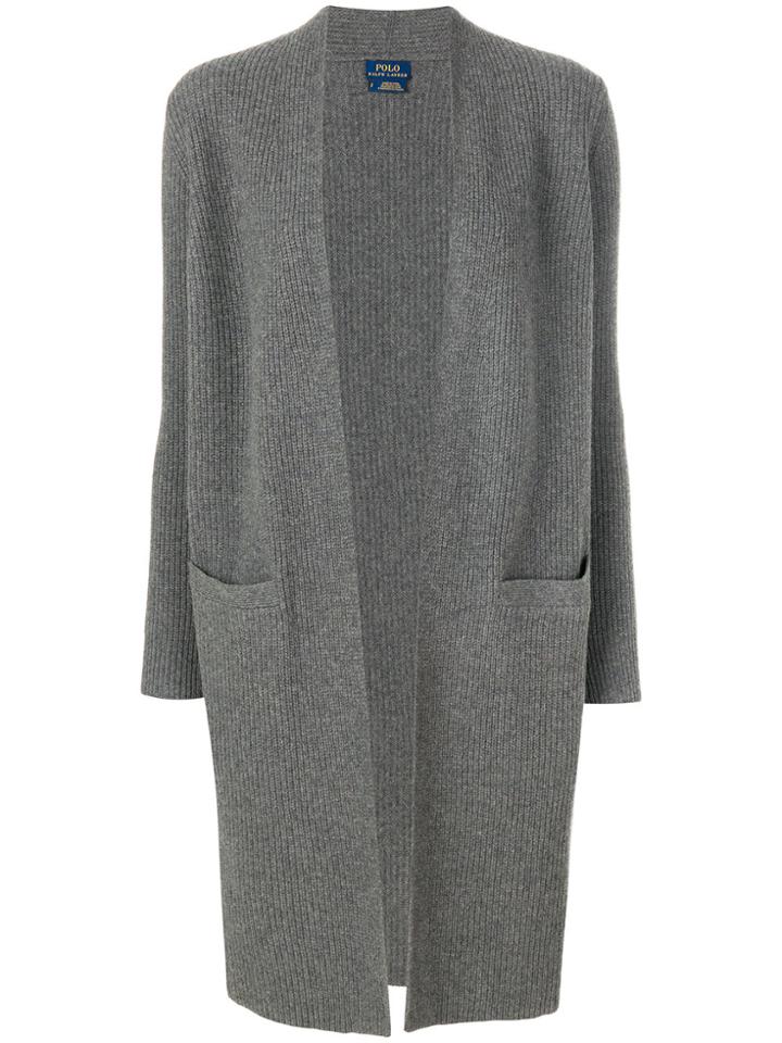 Polo Ralph Lauren Long Open Cardigan - Grey
