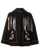 Valentino Butterfly Embroidery Cape